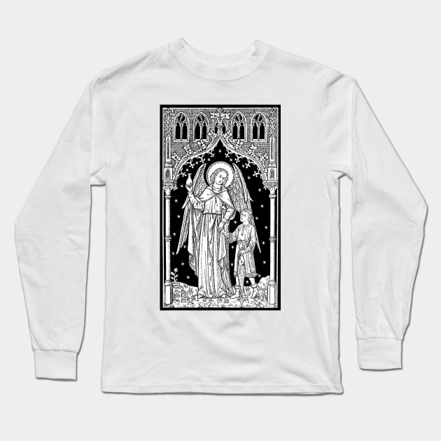 St. Raphael and Tobiah (Full Setting) Long Sleeve T-Shirt by DeoGratias